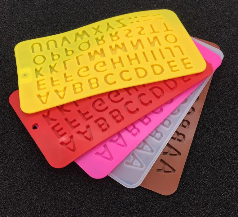Letter Ice Cube Molds and Baking Molds