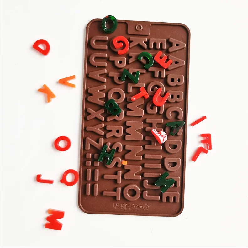 Letter Ice Cube Molds and Baking Molds