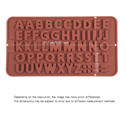 Letter Ice Cube Molds and Baking Molds